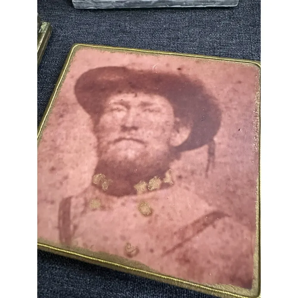 22 Handmade Civil War Photo Tile Wall Plaques Generals Soldiers Camps Reproducti